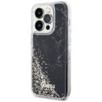 Guess GUHCP14LLCSGSGK iPhone 14 Pro 6.1" black hardcase Liquid Glitter Marble - imagine 2
