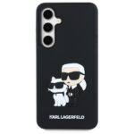 Karl Lagerfeld KLHCS24FE3DRKCNK S24 FE S721 black hardcase 3D Rubber Karl&Choupette - imagine 3