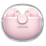 USAMS Bluetooth 5.1 TWS BU Series wireless earphones pink BHUBU04