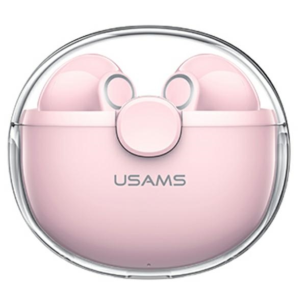 cps-10069f4ca211169347326165ece30120-2025-12-07-09-13-19 USAMS Bluetooth 5.1 TWS BU Series wireless earphones pink BHUBU04 - imagine 1