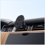 Car mount with wireless charger PITAKA MagEZ Pro 2 Qi2 15W NFC MagSafe black grey - imagine 10