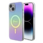 Guess GUHMP15MHITSU iPhone 15 Plus/ 14 Plus 6.7" purple hardcase IML Iridescent MagSafe