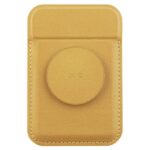 UNIQ Flixa Magnetic Card Wallet with Stand Yellow/Canary Yellow MagSafe