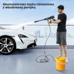 USAMS pressure washer 5000mAh + garden hose 5m black BXXCQ01 (US-ZB252) - imagine 3