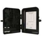 Extralink Eliza V2 | Fiber optic terminal box | 16 core, black, mid-span - imagine 4