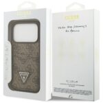 Case Guess 4G Double Card Triangle for iPhone 17 Pro brown - imagine 8