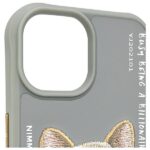 Nimmy case iPhone 15 6.1" gray Glasses Cool Dog - imagine 8
