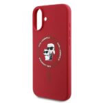 Karl Lagerfeld KLHMP16MSCMKCRHR iPhone 16 Plus 6.7" red hardcase Silicone Karl&Choupette Hea - imagine 6