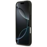 Guess Grained Flowers Classic Logo MagSafe case for iPhone 17 black - imagine 5