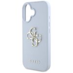 Case Guess Grained Big 4G Logo Small Classic Logo for iPhone 16 blue - imagine 6