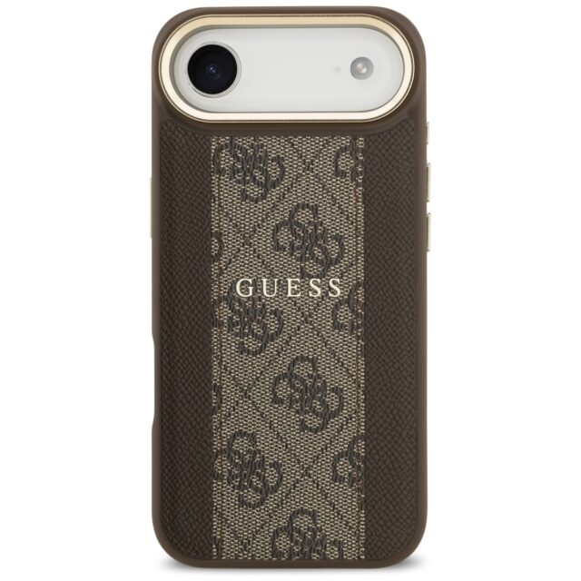Case Guess 4G Stripe MagSafe for iPhone 17 Air brown - imagine 3