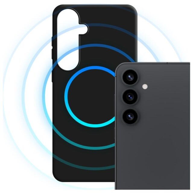 3MK Hardy MagSilicone Case for Samsung Galaxy S25 Black - imagine 3