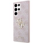 Guess GUHCS23L4GMGPI S23 Ultra S918 pink hardcase 4G Big Metal Logo - imagine 2