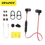 AWEI A920BL Bluetooth sports headphones black magnetic - imagine 7