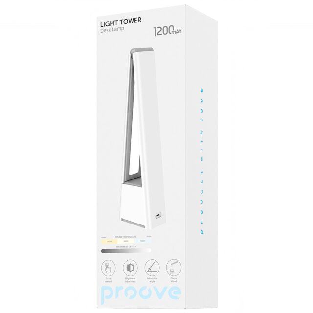 Proove Desk lamp Light Tower LED 1200mAh 5W white - imagine 5