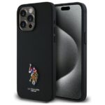 US Polo USHCP15XPEMK iPhone 15 Pro Max 6,7" black Embroidered DH Color