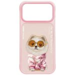 Case Nimmy Glasses Cool Dog for iPhone 17 Pro pink