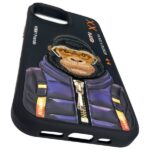 Nimmy case iPhone 15 6.1" black Cool&Cute 2.0 Monkey - imagine 9