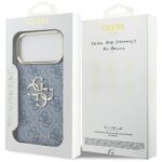 Case Guess 4G Big 4G Classic Logo for iPhone 17 Pro Max blue gold - imagine 8