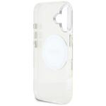 Case Guess IML Metal Colored Circle      Classic Logo MagSafe for iPhone 16 white - imagine 7
