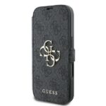 Guess GUBKP16X4GMGGR iPhone 16 Pro Max 6.9" black book 4G Metal Logo - imagine 2