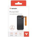 Verbatim Drive SSD 2TB - key ring with cable USB 3.2 gen.2 black-orange 32197 - imagine 9