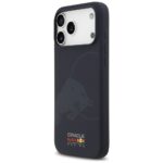 Red Bull Silicone Single Bull Logo MagSafe Case for iPhone 17 Pro Max Navy Blue - imagine 2