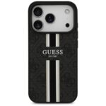 Case Guess 4G Printed Stripes MagSafe for iPhone 17 Pro black - imagine 3