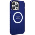 Audi IML Big Logo MagSafe Case iPhone 14 Pro Max 6.7" navy blue hardcase AU-IMLMIP14PM-Q5/D - imagine 6