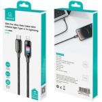 USAMS TC Series SJ749 30W USB-C to Lightning cable 1.2 m tarnish - imagine 7