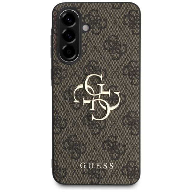 Case Guess Big 4G Logo Classic Logo for Samsung Galaxy A36 brown - imagine 2