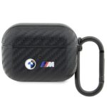 BMW BMAPWMPUCA2 AirPods Pro cover black Carbon Double Metal Logo