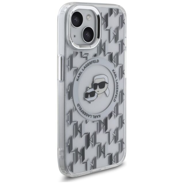 Karl Lagerfeld KLHMP15SHMCKMHT iPhone 15 6.1" transparent IML Monogram Karl&Choupette H - imagine 4