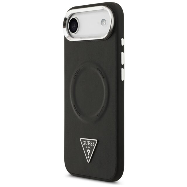 Guess Triangle Logo MagSafe Case for iPhone Air Black - imagine 2