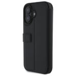 BMW BMBKP16S23RMRLK iPhone 16 6.1" black bookcase Signature Leather Wordmark - imagine 7