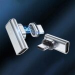 Beline Magnetic adapter USB-C silver DAC BLNAM01 - imagine 3