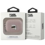 Karl Lagerfeld KLAP2PGKIPP AirPods Pro 2 (2022/2023) cover pink Monogram Karl Head - imagine 4
