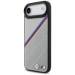 BMW M Tricolor Metal Logo MagSafe Case for iPhone Air Gray - imagine 2