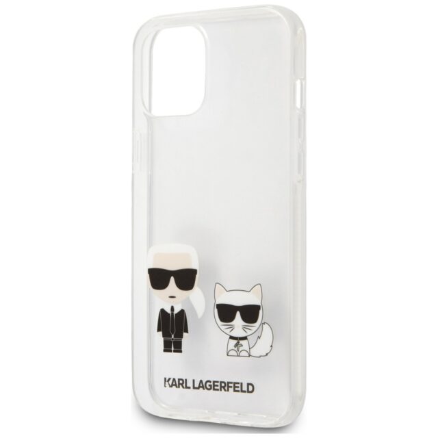Karl Lagerfeld KLHCP12MCKTR iPhone 12/12 Pro 6,1" hardcase Transparent Karl & Choupette - imagine 8