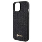 Guess GUHCP14SPMSDGSK iPhone 14 / 15 / 13 6.1" black hardcase Disco Metal Script - imagine 6