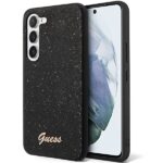 Guess GUHCS23MHGGSHK S23+ S916 black hard case Glitter Script