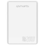 Wall Charger 4smarts FlatPlug Duos 20W GaN USB-C + USB-A white - imagine 2
