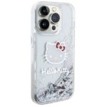 Hello Kitty HKHCP15LLIKHET iPhone 15 Pro 6.1" silver hardcase Liquid Glitter Charms Kitty Hea - imagine 4