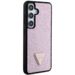 Guess GUHCS24SHDGPPP S24 S921 pink hardcase Rhinestone Triangle - imagine 4