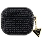 Guess GUA3HDGTPK AirPods 3 cover black Rhinestone Triangle Charm