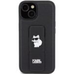 Karl Lagerfeld KLHCP15MGSACHPK iPhone 15 Plus / 14 Plus 6.7" black hardcase Gripstand Saffiano - imagine 3