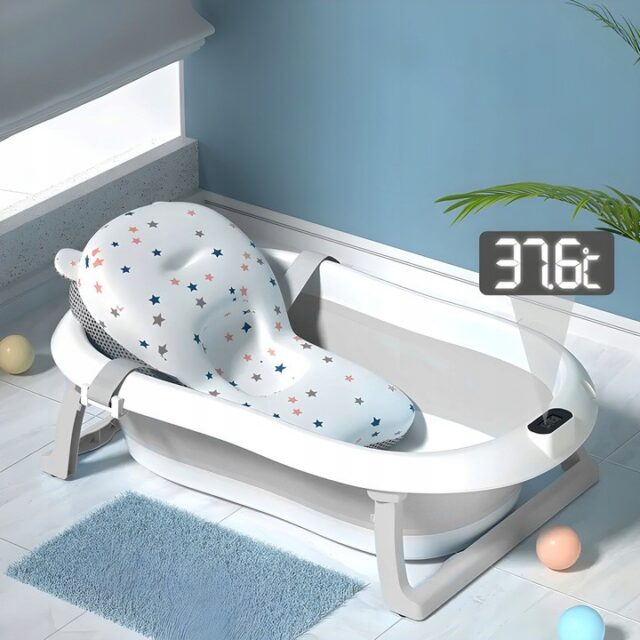 Extralink Kids | Bathtub | grey with LED thermometer - imagine 4