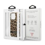 Guess GUHCP13LHSLEOW iPhone 13 Pro / 13 6,1" brown hardcase Leopard - imagine 8