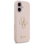 Guess Silicone Big 4G Script Case for iPhone 17 Pink - imagine 4
