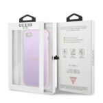 Guess GUHCI8PSASBPU iPhone 7/8 / SE 2020/ SE 2022 hardcase purple Saffiano Hot Stamp & Met - imagine 8